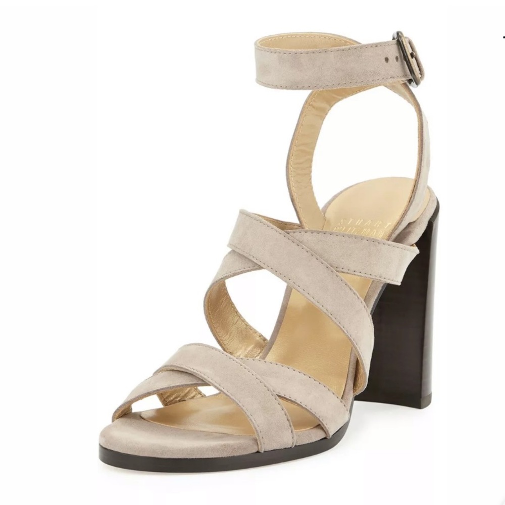 Stuart Weitzman Suede Sandals Heels Size 10 $495